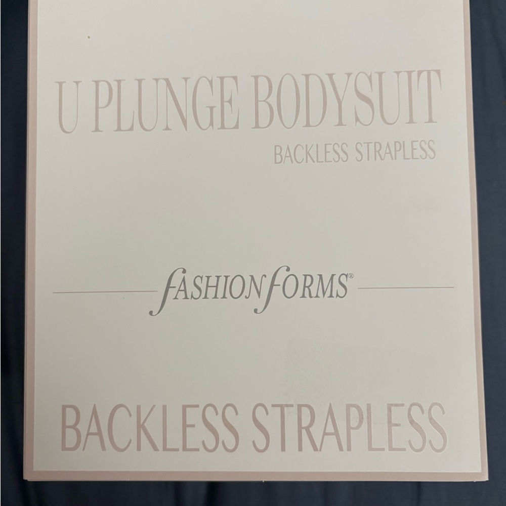 Fashion Forms U Plunge Bodysuit - White